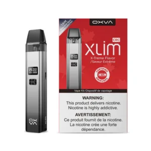 OXVA Xlim Vape Kit Shiny Silver Black