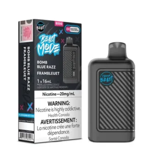 Flavour Beast Bomb Blue Razz 8000 Puff Disposable vape