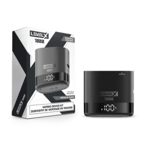 LEVEL X 1000MAH DEVICE KIT Metallic Black