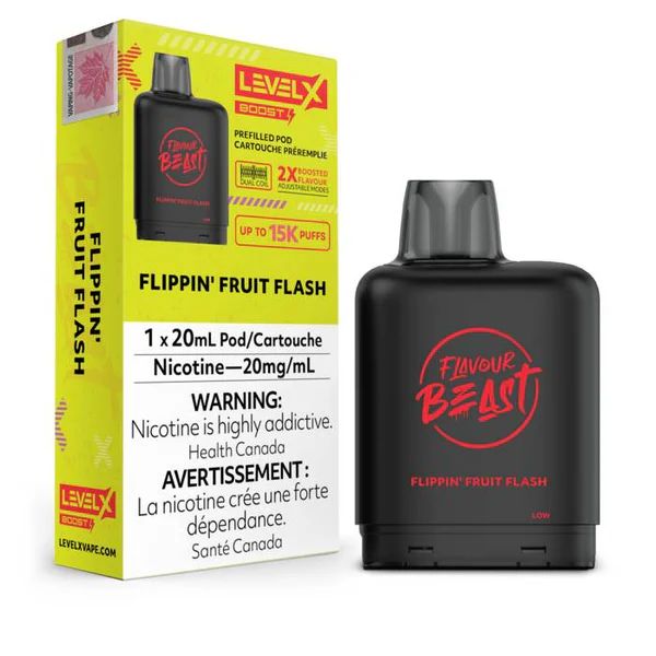 LevelX Replacement Pod Flavour Beast Boost Flippin Fruit Flash