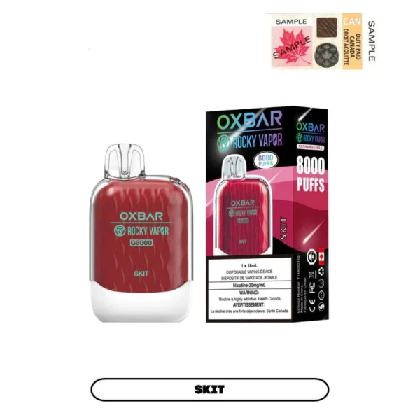 Rocky Vapor OXBAR G8000 Skit