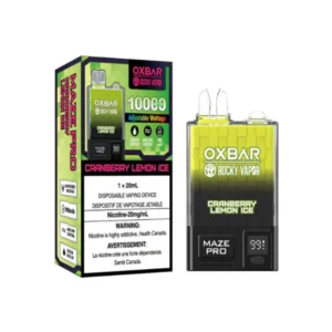 Rocky Vapor OXBAR Maze Pro 10000 Cranberry Lemon Ice