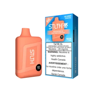 STLTH 8K Pro Peach Blue Razz Ice Disposable vape 8000 puffs