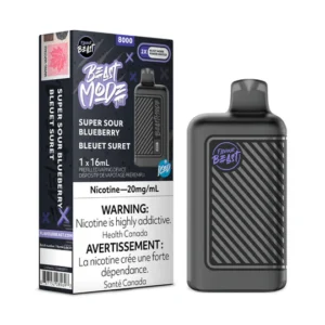 Flavour Beast Super Sour Blueberry Iced 8000 Puff Disposable vape