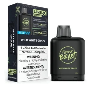 LevelX Replacement Pod Flavour Beast Boost Wild White Grape Iced