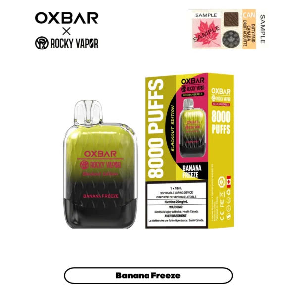 Rocky Vapor OXBAR G8000 Banana Freeze
