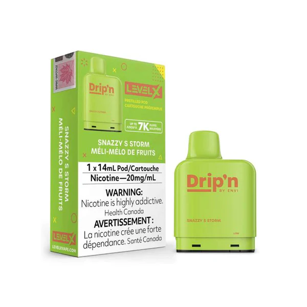 LevelX ENVI DRIP'N Replacement POD Snazzy S Storm 7000 puff