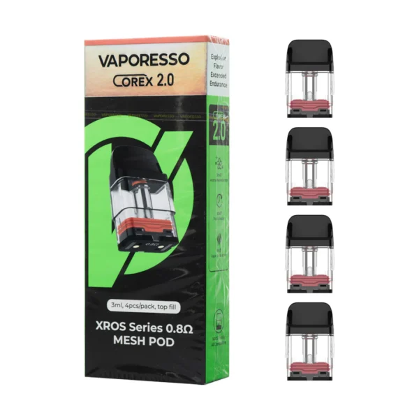 Vaporesso XROS Series Corex 2.0 3ml Pod - 0.8Ω (4pcs/pack)